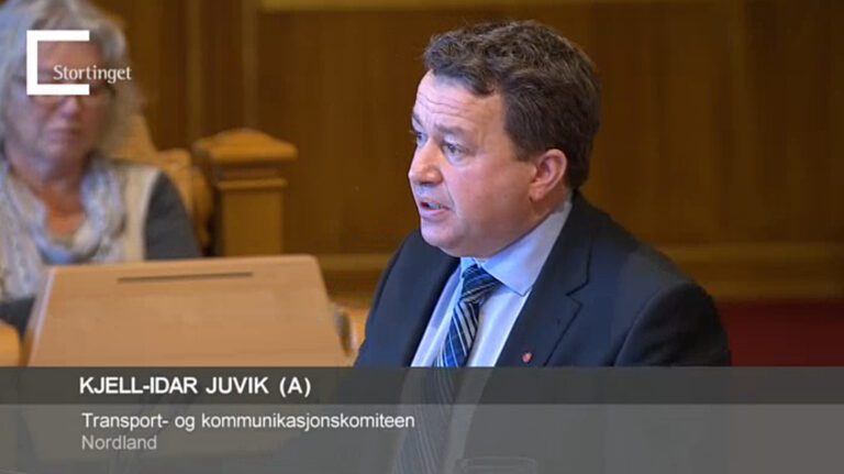Stortingsrepresentant Kjell-Idar Juvik tok opp spørsmålet om ostetollen i Stortingets spørretime i dag.