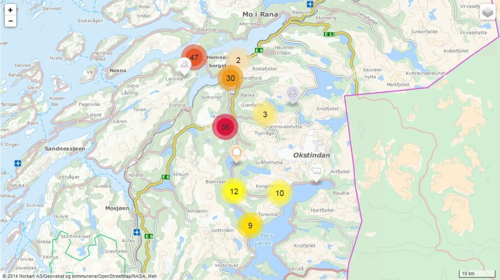 Nå kan du finne eiendomsoverdragelsene direkte i kartet.