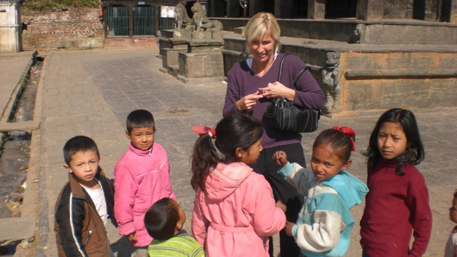 Bydelen i Katmandu hvor de bodde. Durbar Square, den gamle kongeplass, er sentrum i Patan. Denne bydelen er veldig skadet etter jordskjelvet.