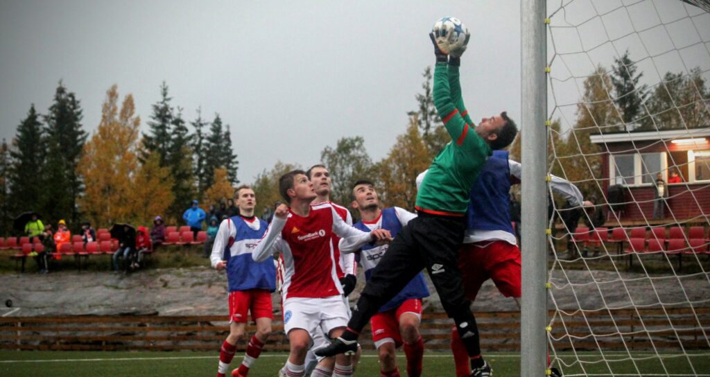 Keeper Kyrre Nilsen hadde to gode redninger på slutten av kampen mot Korgen, og sørget for at det ble uavgjort.