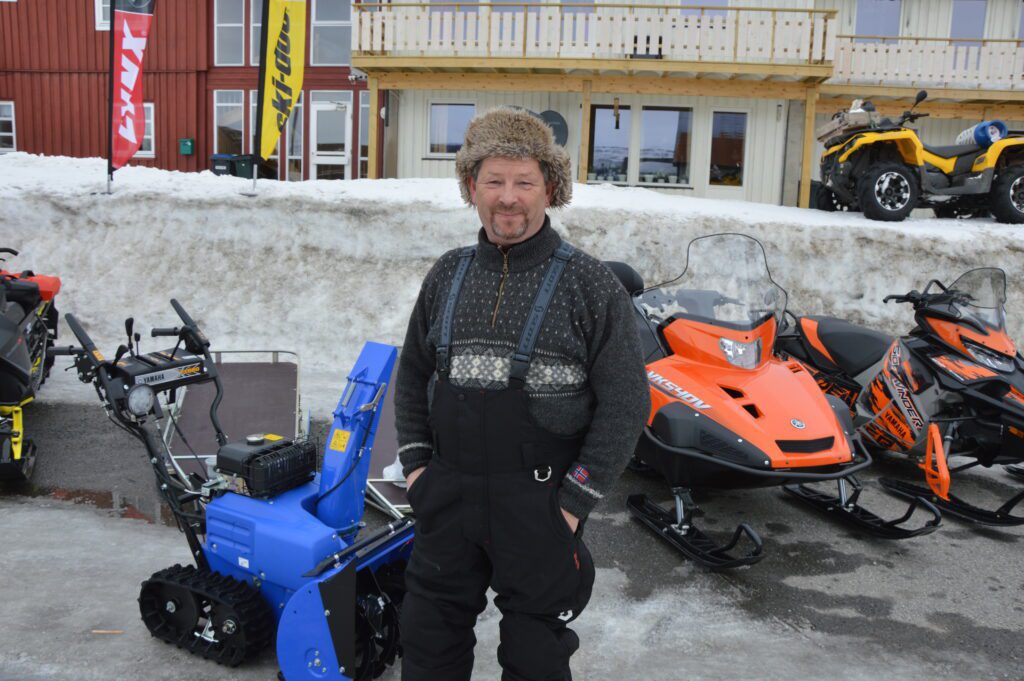 Jørn Solvang fra Bjerka maskin og scooter