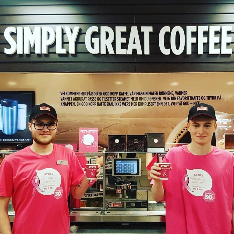 Circle K Korgen satser på å servere mange rosa kaffekopper også i 2018.