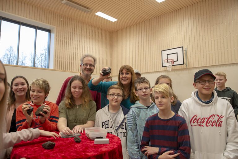 Da Knut Jørgen Røed Ødegaard og Anne Mette Sannes besøkte Korgen sentralskole