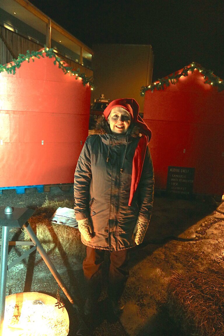 Sigrid Skjæran som er styreleder i Jul på Berget gleder seg stort til årets julemarked.|Aril Jensen