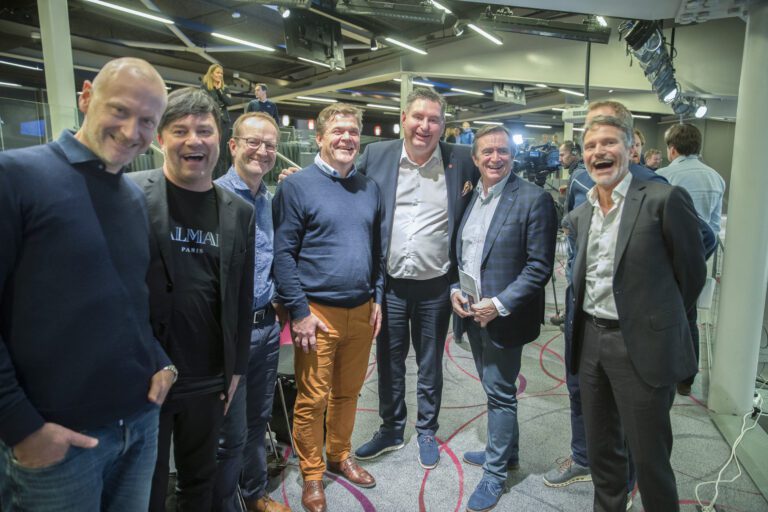 Narvik delegasjon fra.v Roger Solheim