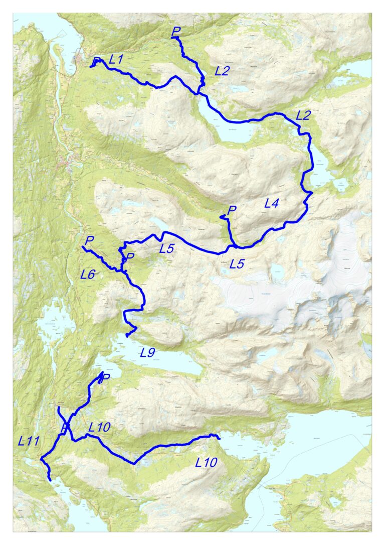 Ikke hele løypenettet er klart, usikker is på Bleikvatnet, Tustervatnet og Røssvatnet skaper enkelte begrensninger.
