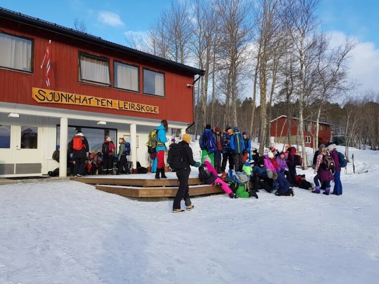 Det ble leirskole i Salten for elevene fra 7. klasse i år.
