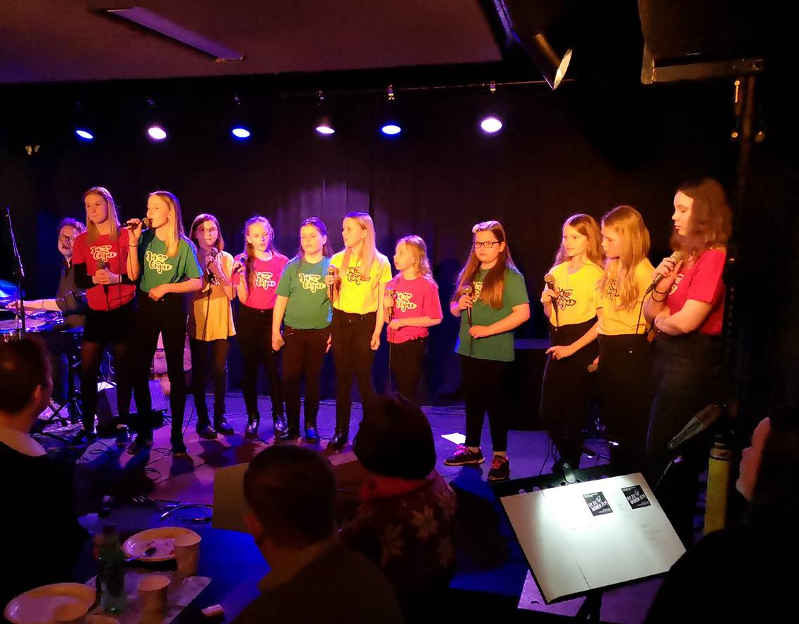 Kulturskoleelevene var (fra venstre på bildet): Sofie Valåmo Stenvoll, Rebekka Olufsen, Helmine Jacobsen, Lisbeth Buskli, Lea Skreslett, Kimmie Solvang, Angelika Kråkstad, Heidelin Thoresen, Linnea Harsvik, Emilie Fjelldal, Elen Hagen.